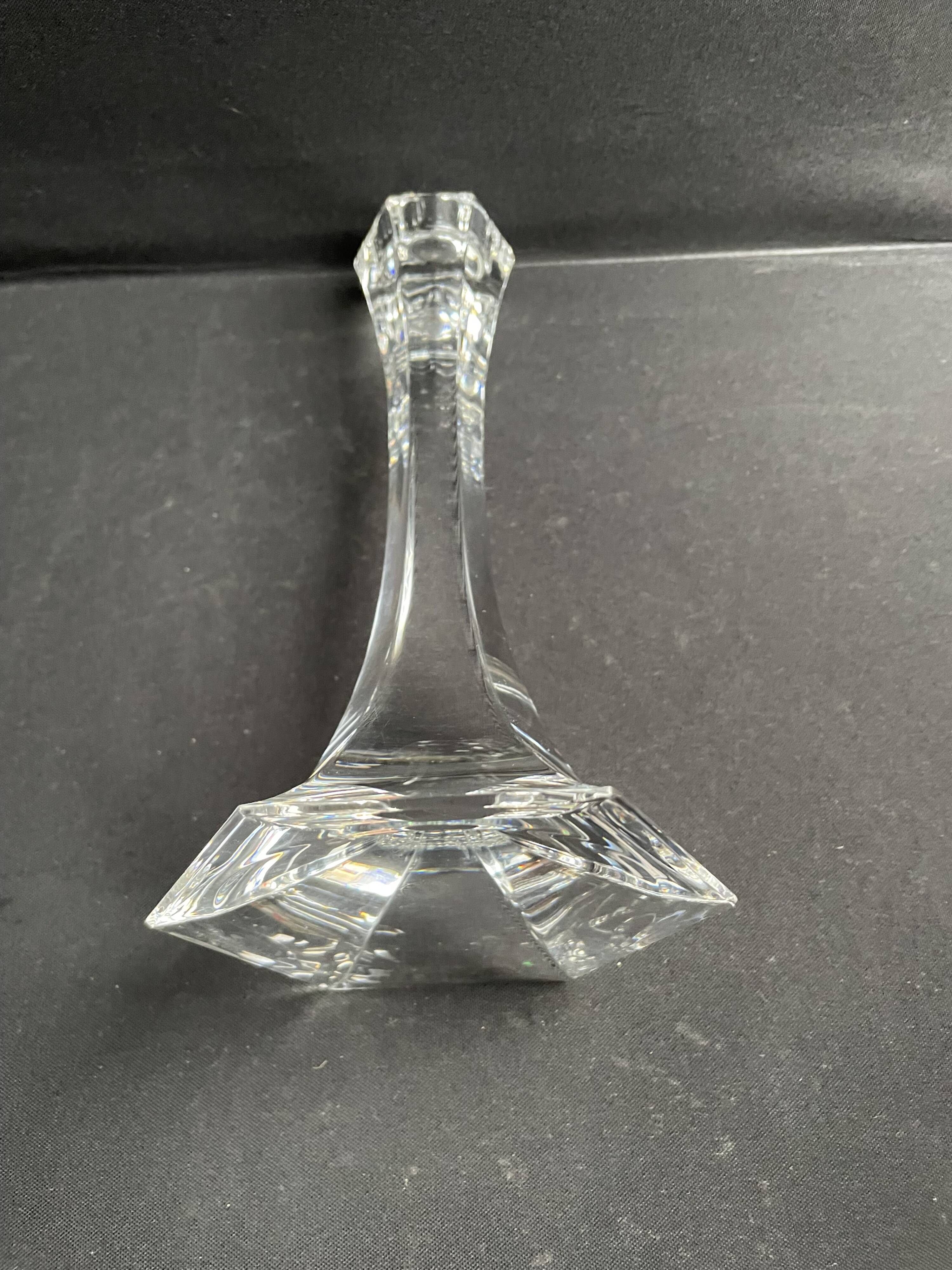 Pair of Saint Louis Vega candlesticks