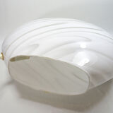 Italian art glass disc table lamp by Vetri Murano, 1970