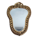 Louis XV style gilded carved wooden mirror