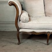 Louis XV Daybed In Beech Carved On All 4 Sides, France
