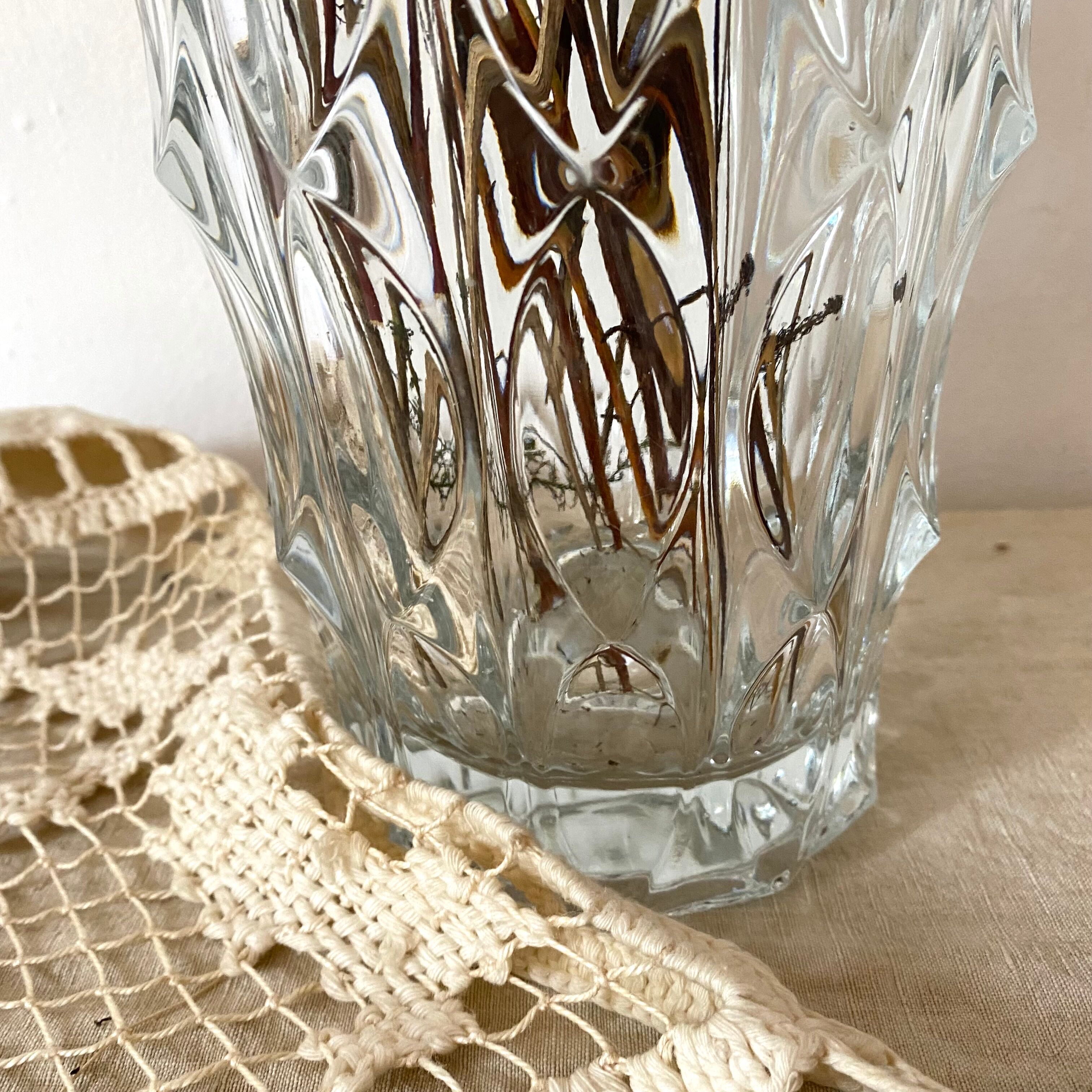 Vintage glass vase