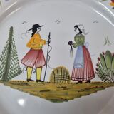 HB Henriot Quimper earthenware plate