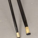 Italian Design Rosewood 'Swan' Side Chair with Black Leatherette Upholstery