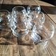 Set of 6 vintage culbuto glass whiskey glasses