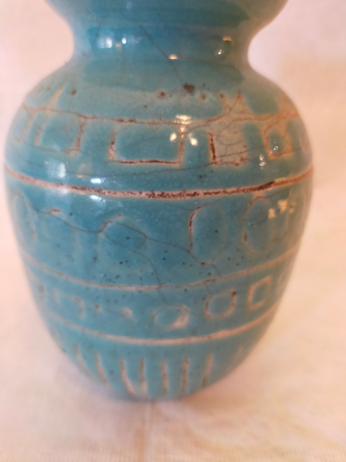 Ceramic vase by Jean Besnard, signed 1930/40