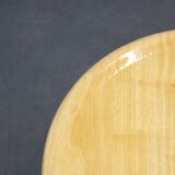 Jens Quistgaard Danish birch 2-tier round trolley Lazy Susan, 1970s