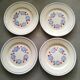 Set of 4 dessert plates trifle model of the Badonviller manufacture