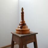 Lampe de table de spécimen en bois du milieu du siècle