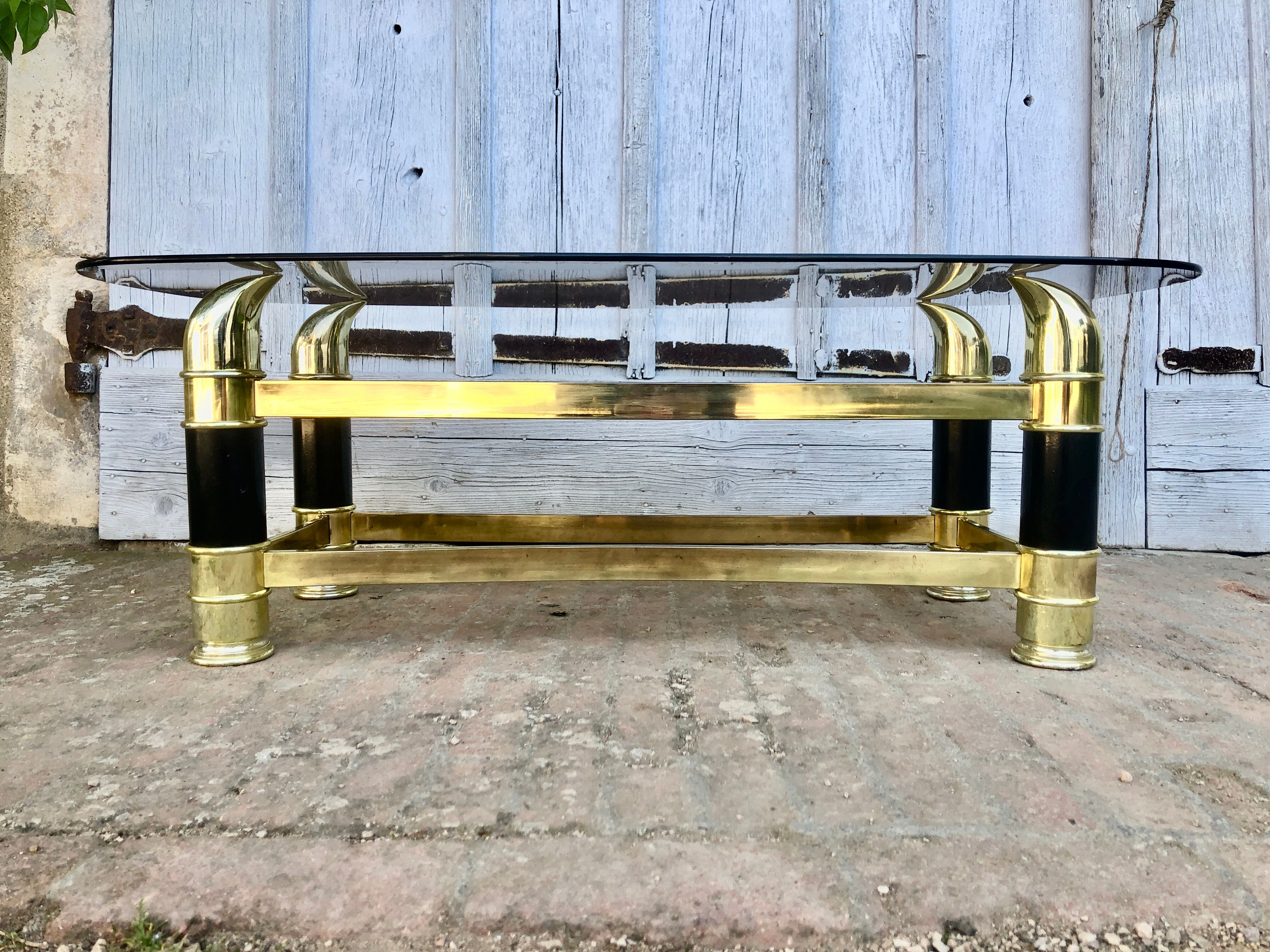 Hollywood regency coffee table