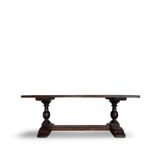 A fine 18th Century French walnut dining table