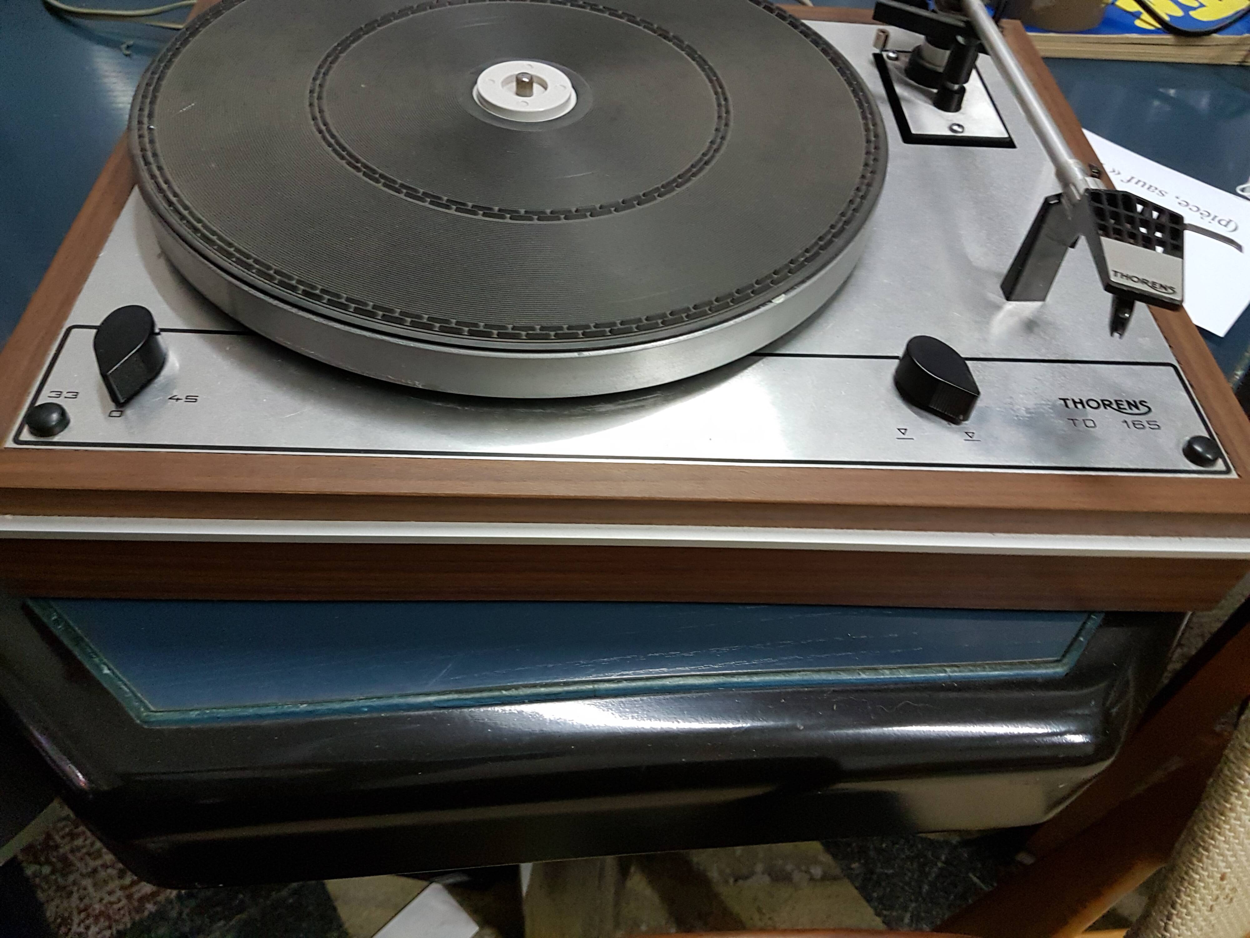 Platine vinyle Thorens td 165 des années 70