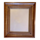 Antique beveled edge mirror in walnut frame, circa 1850