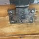 Vintage wooden toy chest trunk