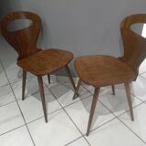 Pair of bistrot chairs Baumann Ant, 1960