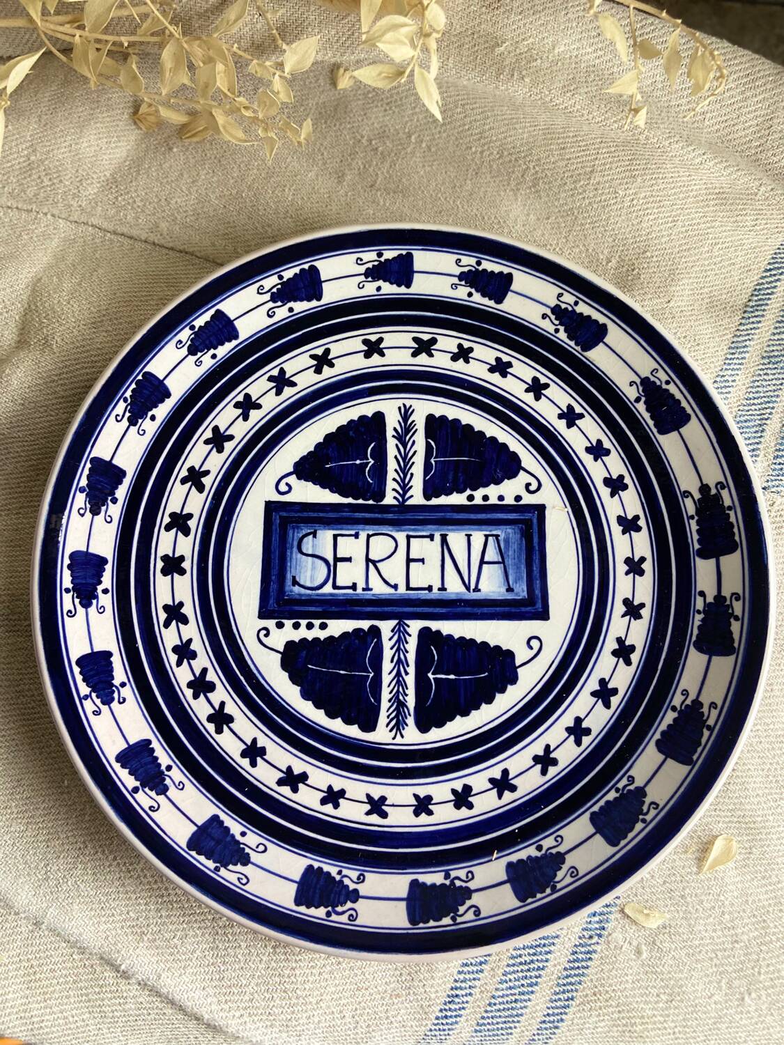 Italian vintage plate