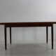 Danish sixties design teakwood extendable dining for Glostrup Møbelfabrik
