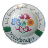 Advertising cup from the "Printemps" Paris store from Sarreguemines - vintage.