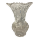 Small Bohemian crystal vase, cut around 1950