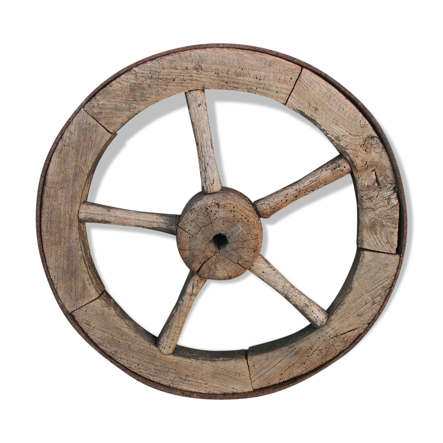 Old wheelbarrow wheel or cart