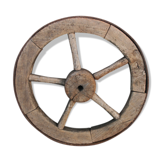 Old wheelbarrow wheel or cart