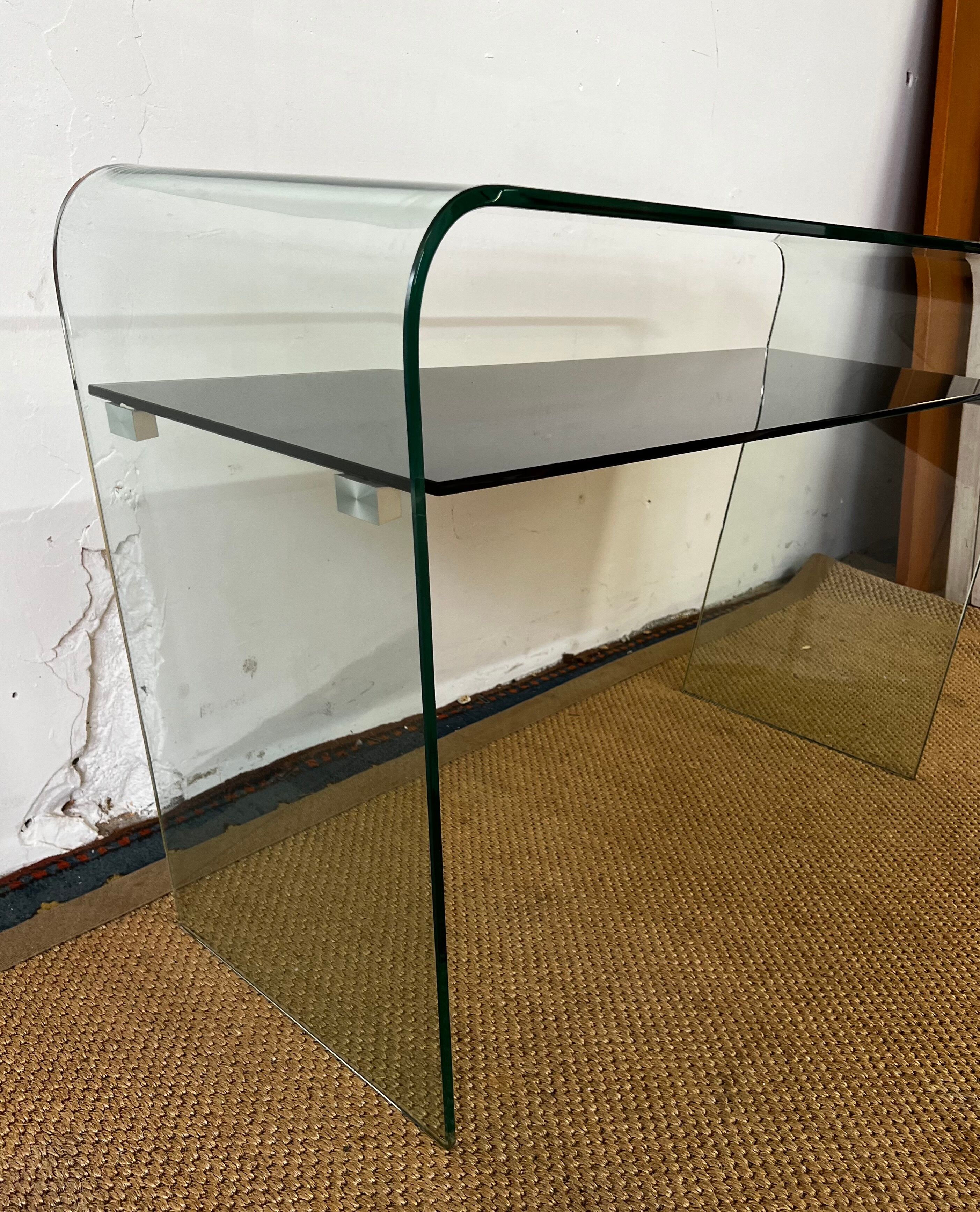 Tempered glass console