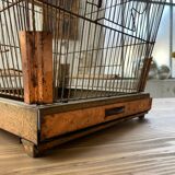 Vintage gold metal cage