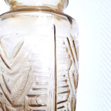 Vase art déco jaune