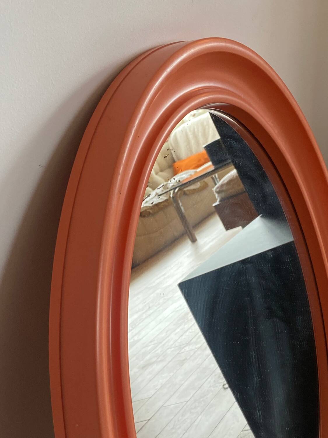 Carrara & Matta Orange Bakelite Mirror