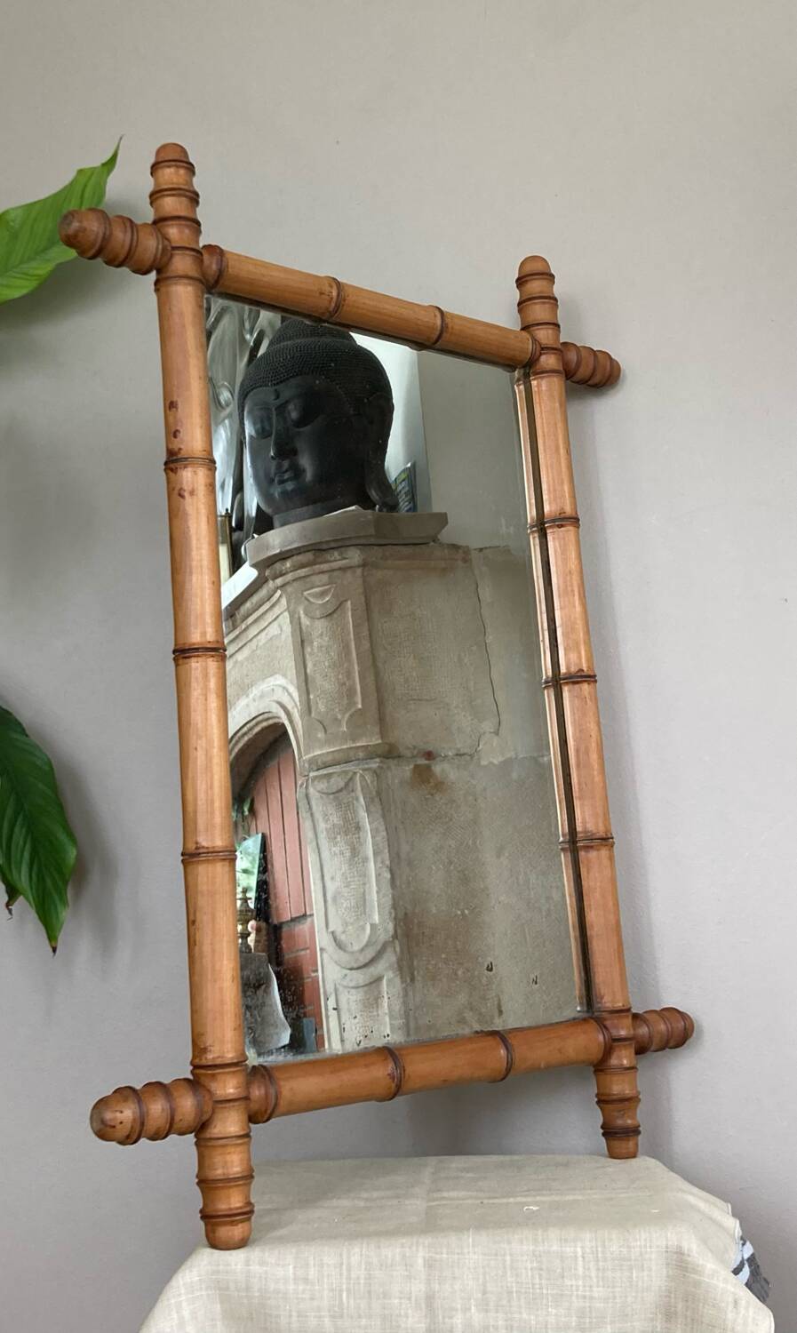 Bamboo Mirror 19th Century