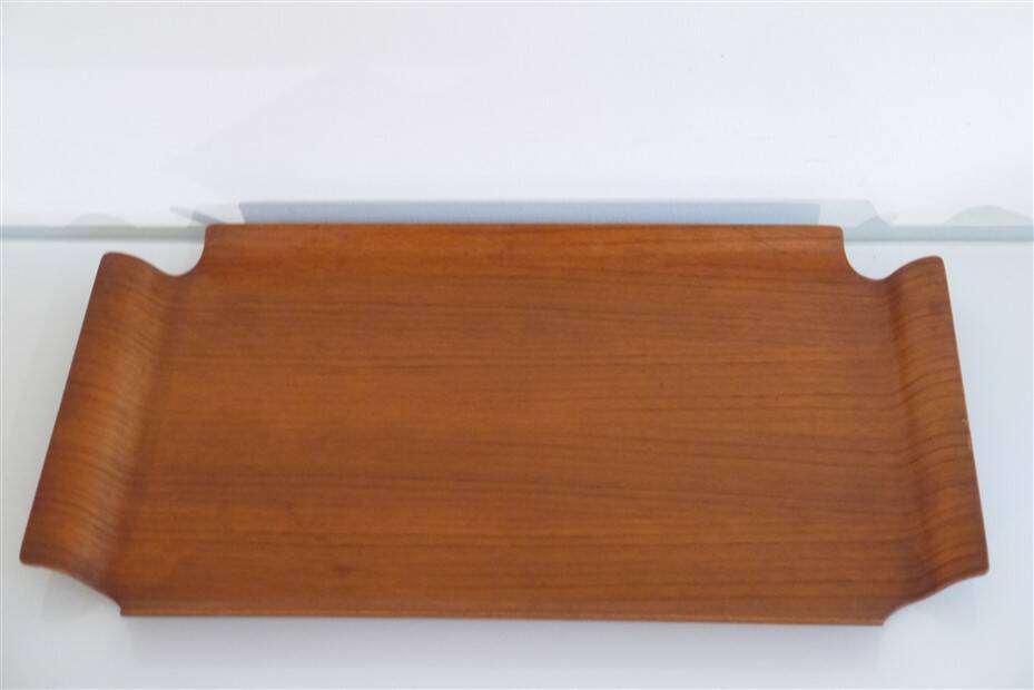 Vintage teak tray by Bertil Fridhagen