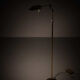 Holtkotter brass swing arm floor lamp, 1970s, germany