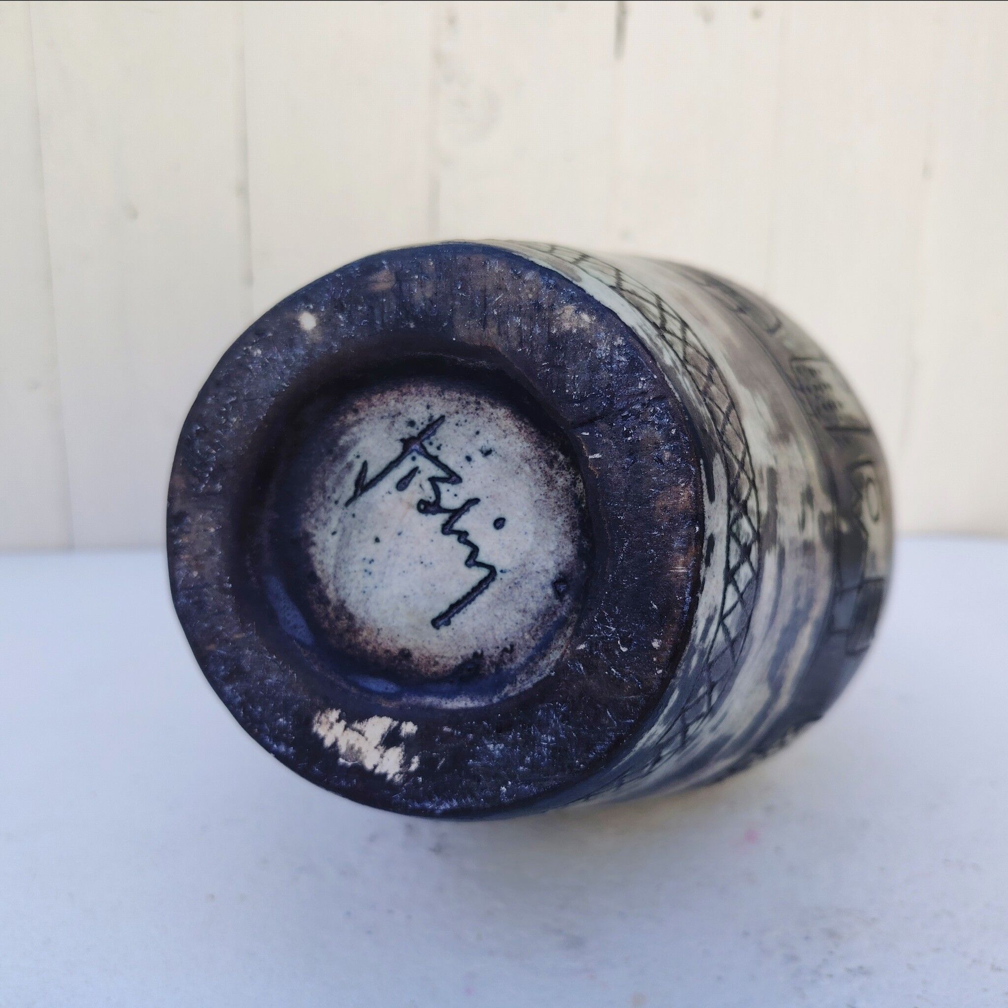 Large zoomorphic vase, ceramic by Jacques Blin