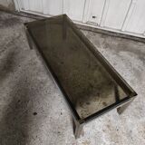 Glass and chrome table 1970