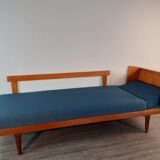 Vintage Norwegian daybed sofa, Restored, 1970s