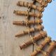 Bamboo sun mirror and rattan of 70 years