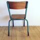 Bureau et chaise vintage des années 50