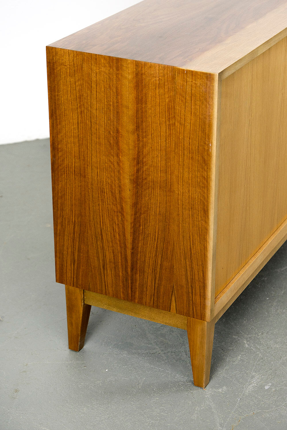 Enfilade en noyer vintage par Georg Satink pour WK Möbel, Allemagne, années 1960