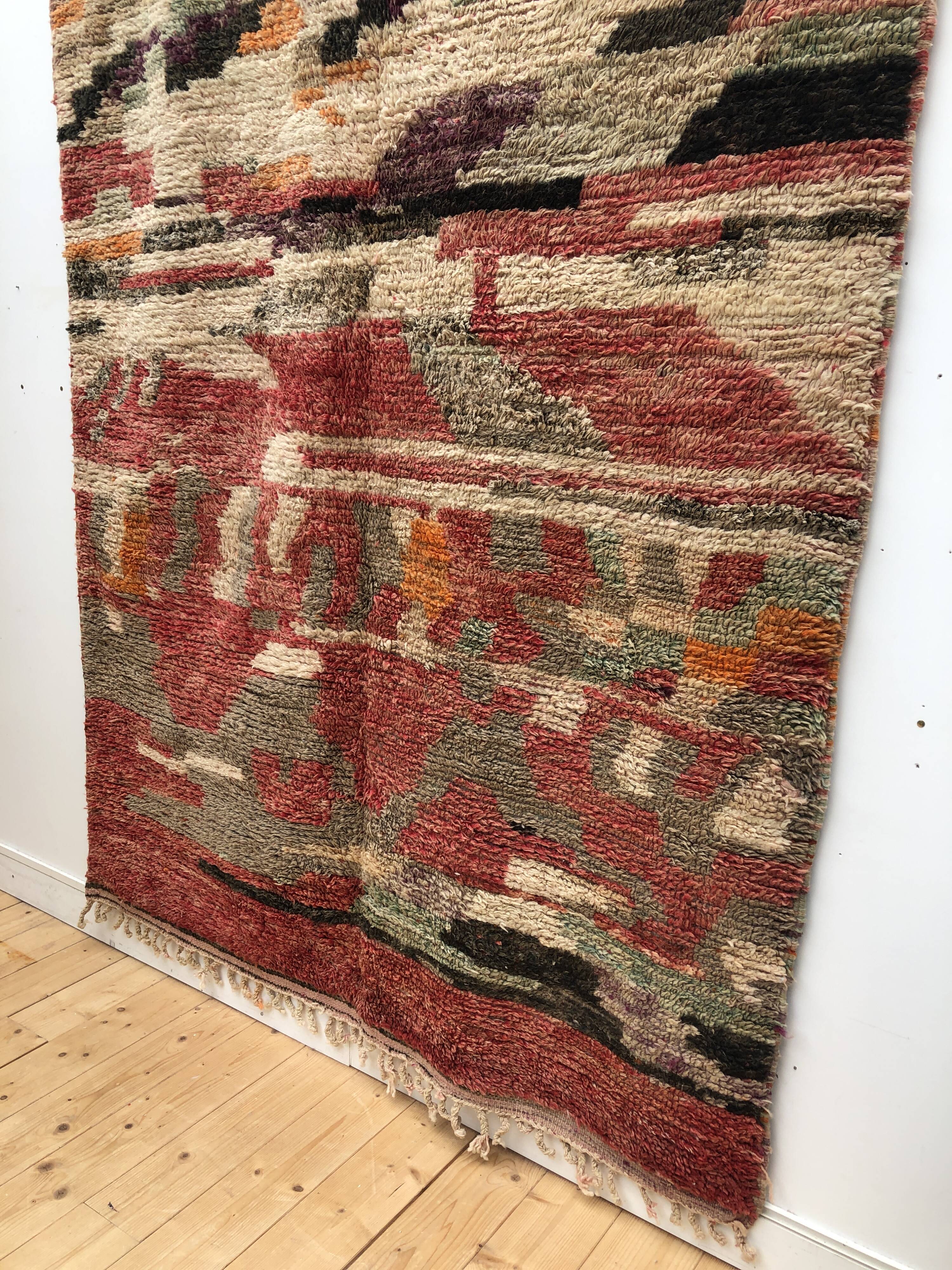 Moroccan Berber rug Boujaad 2.54x1.54m