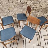 Set of 5 Scandinavian chairs