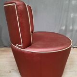 Vintage red armchair