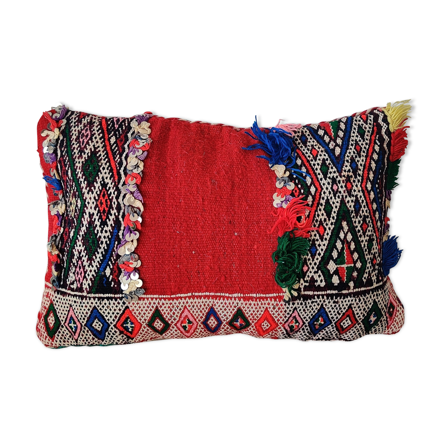 Ethnic Red Berber Cushion