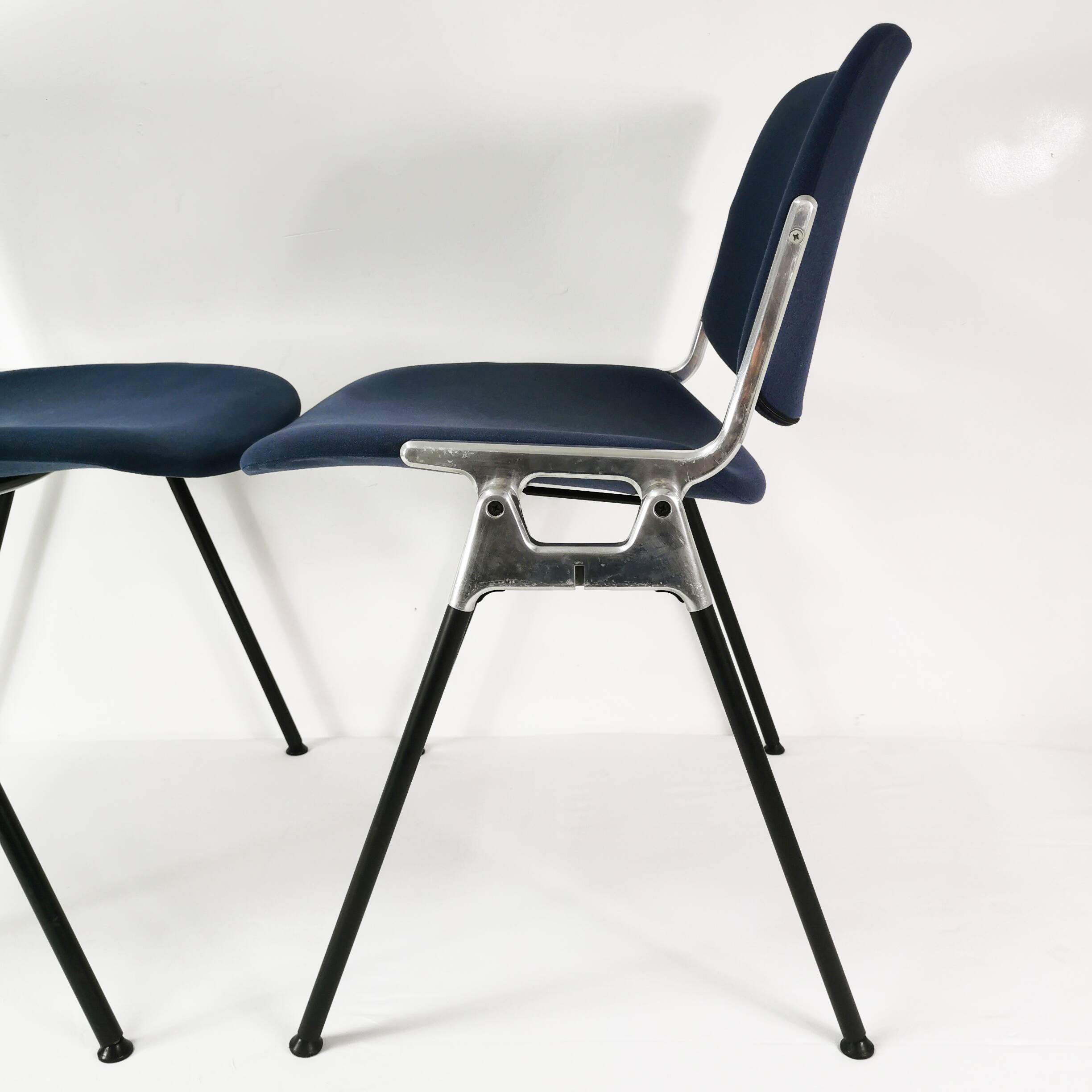 Pair of modernist chairs, Anonima Castelli, designed by G. Piretti, Italy