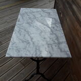 Marble tray bistro table