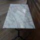 Marble tray bistro table