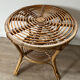 Rattan side table