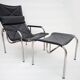 He1106 Lounge Chair with Ottoman by Hans Eichenberger for Strässle, 1970s