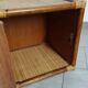 Small vintage rattan cube furniture