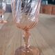6 verres à pied vintage Rosaline