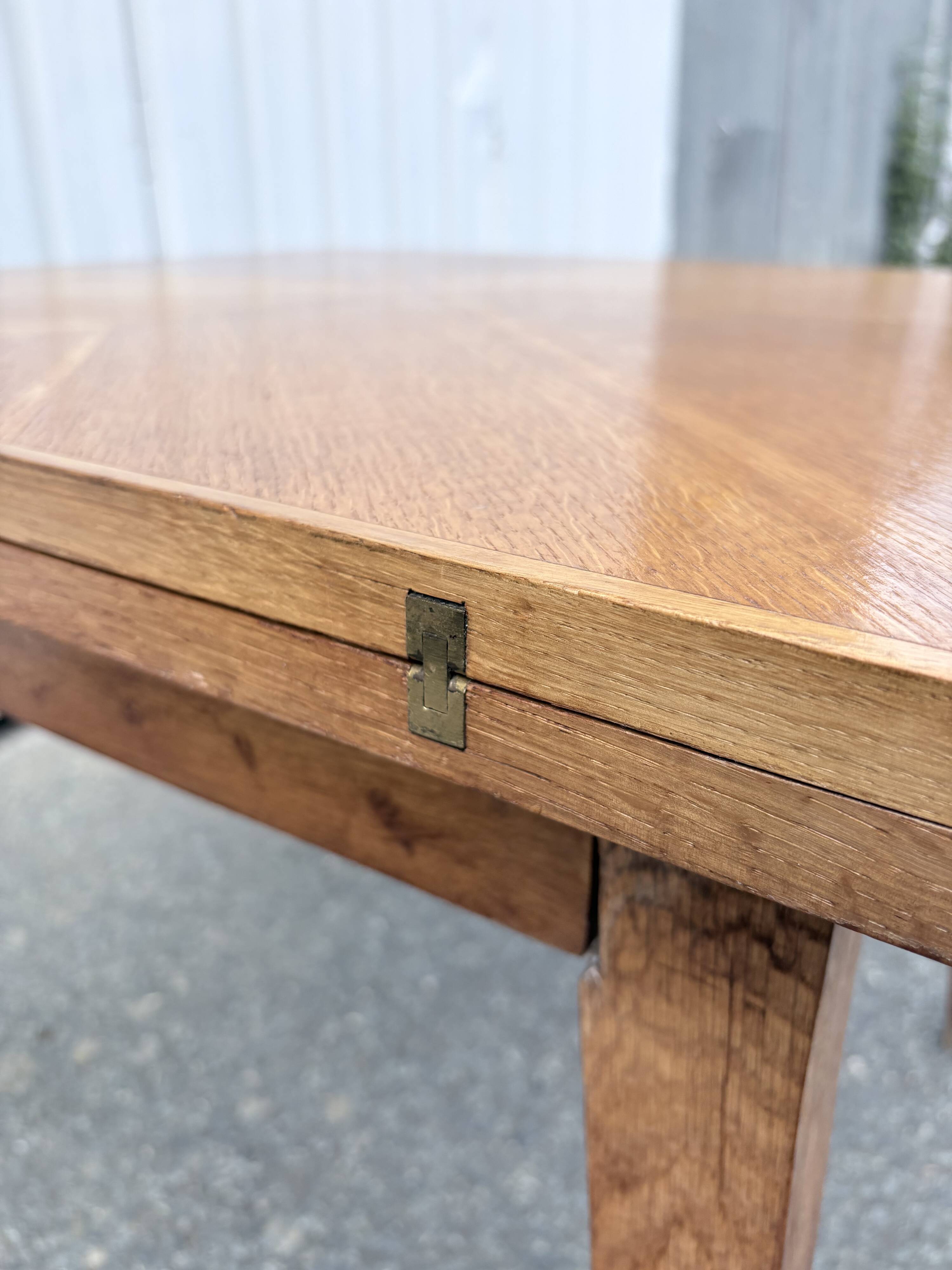Extendable Scandinavian table from the 1950s – light wood