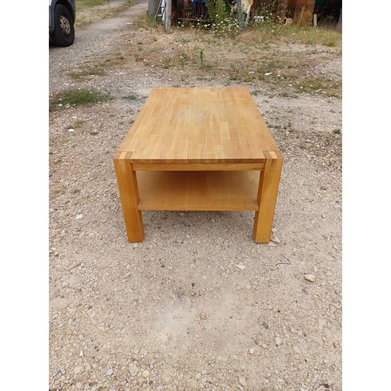 Oak coffee table